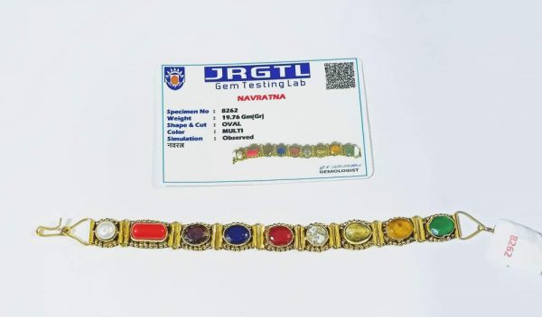 10 Gram Gemstone Religious Navratna Bracelet at Rs 80/piece in Jaipur | ID:  20172365333