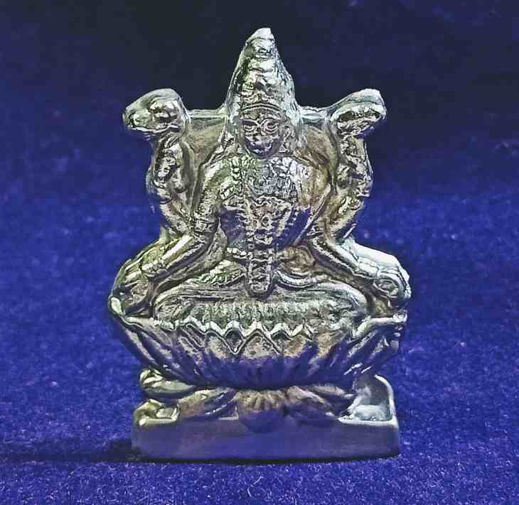 Parad Mahalaxmi Idol / Murti / Parad – 56 Gram – Omjaa